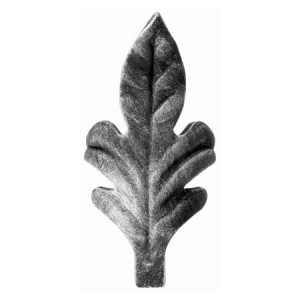 Liść kuty 105x50 mm