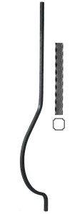 Tralka balustradowa fakturowana H:950 12x12