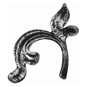 Liść kuty 160x90 mm