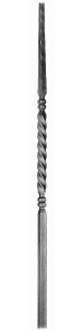 Słup kuty balustradowy H:1200 25x25 