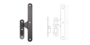 Zawias pionowy fi 16 mm