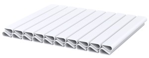 Klips montażowy taśmy WDB PLAST BASIC LINE - biały 20 szt.
