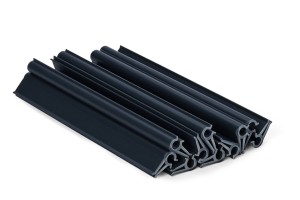 Klipsy do taśmy ogrodzeniowej WDB PLAST PREMIUM LINE - antracyt 10 szt.