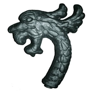 Gałka kuta, podstawa 220x200 mm 