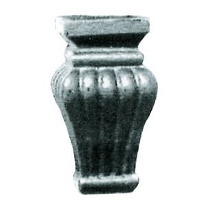 Przekuwka kuta 75x42 mm z otworem 16x16 mm 