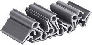 Klipsy do taśmy ogrodzeniowej WDB PLAST PREMIUM LINE 47,5mm - 20 sztuk - szary RAL 7040