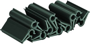 Klipsy do taśmy ogrodzeniowej WDB PLAST PREMIUM LINE 47,5mm - 20 sztuk - zielony RAL 6005