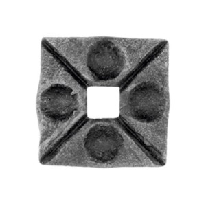 Maskownica kuta 90x90 mm z otworem 26x26 mm 