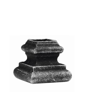 Przekuwka kuta 40x38 mm z otworem 14,5x14,5 mm 