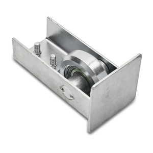 Rolka najazdowa do szyny 60x60x4 mm z zakończeniem