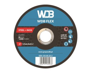 Tarcza do szlifowania metalu 230x6,0 WDB FLEX