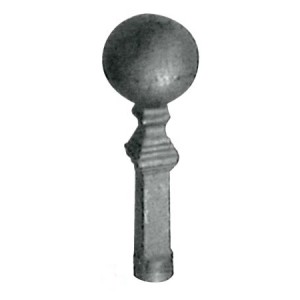 Grot ogrodzeniowy 125x40 mm podstawa fi18 