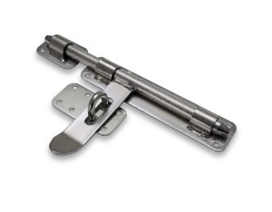 Zasuwa wąska do bramy, drzwi - ocynkowana - 270 mm