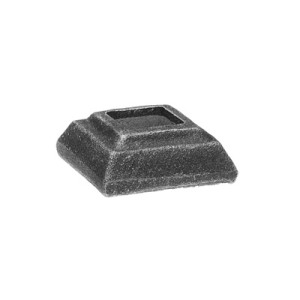 Maskownica kuta 15x40x40 mm z otworem 12,5x12,5 mm 