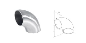 Łącznik - kolano na rurę 42,4 x 2 mm - powierzchnia surowa