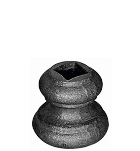 Przekuwka kuta 44x45 mm z otworem 16,5x16,5 mm 