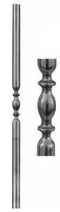 Słup kuty balustradowy H:1200 fi40