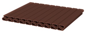 Klips montażowy taśmy WDB PLAST BASIC LINE - brązowy 20 szt.