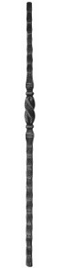 Słup kuty balustradowy H:1200 25x25