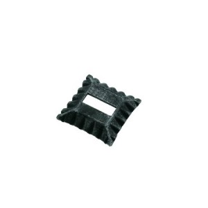Maskownica kuta 17x80x80 mm z otworem 40,5x20,5 mm 