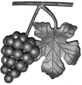Element kuty liść winogronowy 200x140