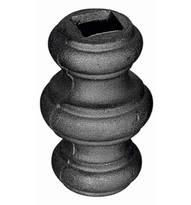 Przekuwka kuta 67x45 mm z otworem 16,5x16,5 mm