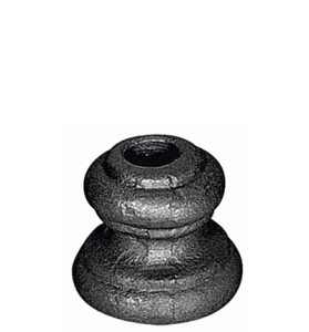 Przekuwka kuta 44x45 mm z otworem fi16,5 mm 
