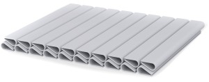 Klips montażowy taśmy WDB PLAST BASIC LINE - szary 20 szt.