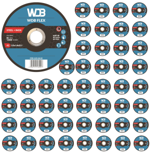 Tarcza do cięcia 125x1,0 WDB FLEX - 50 sztuk