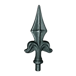 Grot ogrodzeniowy 155x70 mm podstawa fi17